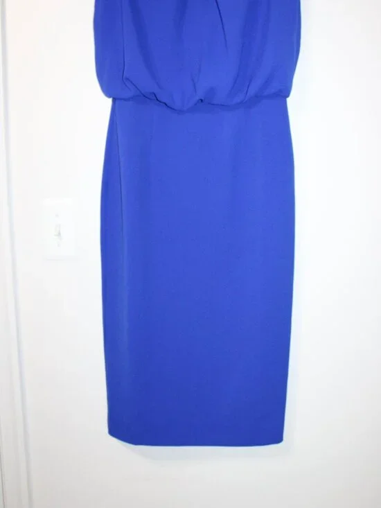 Women's Dress The Population Electric Blue Amada Sheath Sleeveless Dress - Picture 3 of 16